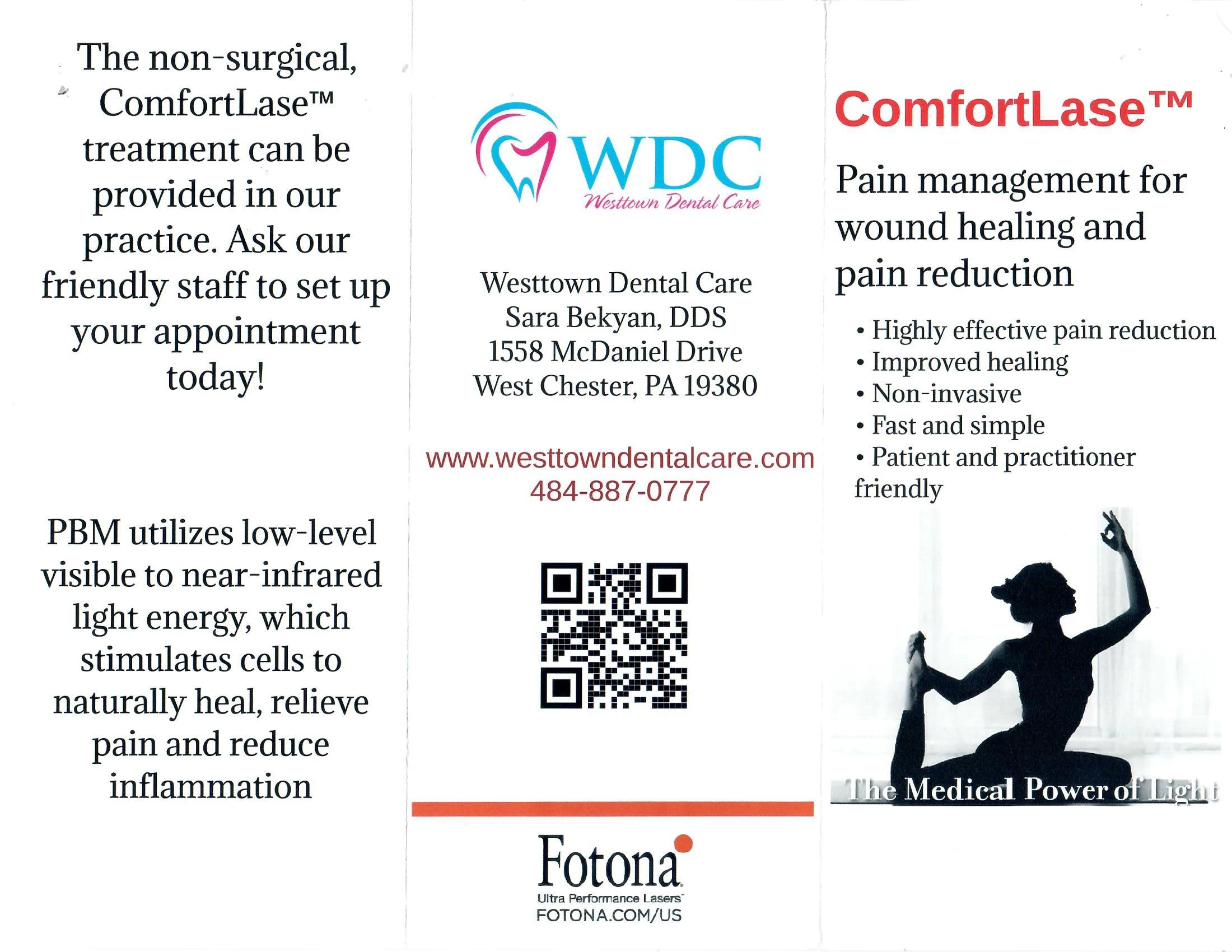 ComfortLase brochure page 1